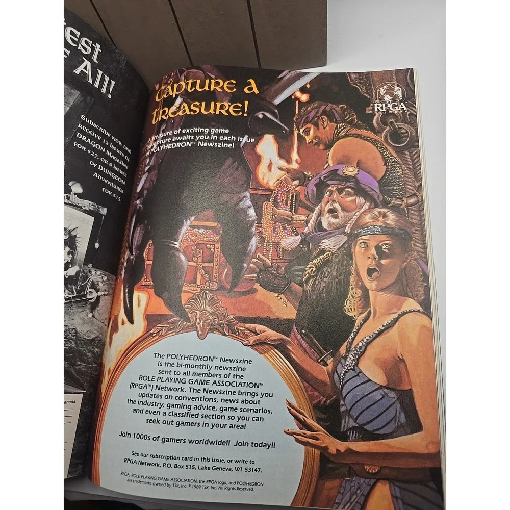 Vintage Dragon‎ Magazine #148 Dungeons & Dragons w/Deck of Many Things Fine